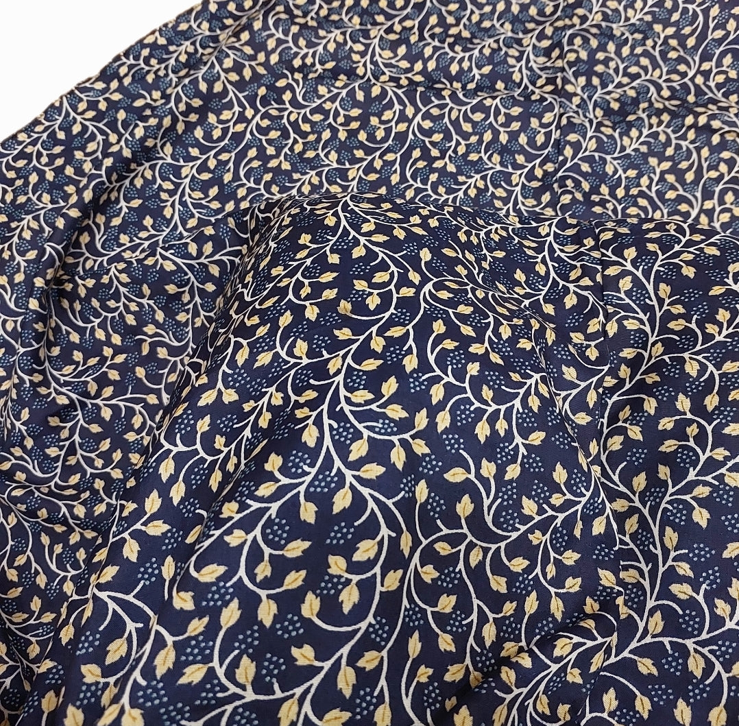 Namaz Chaddar -Navy Blue Blossom