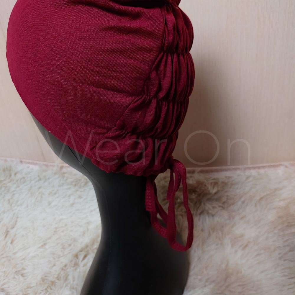 Bonnet Cap (Maroon)