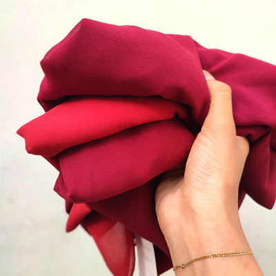 Premium Georgette – Bundle of 3 (Select Colors)