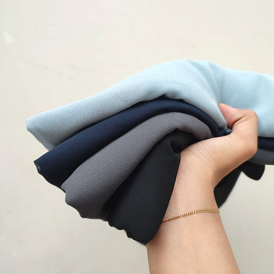 Premium Georgette – Bundle of 4 (Select Colors)