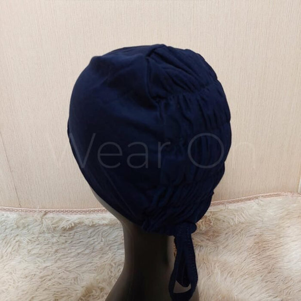 Bonnet Cap (Navy Blue)
