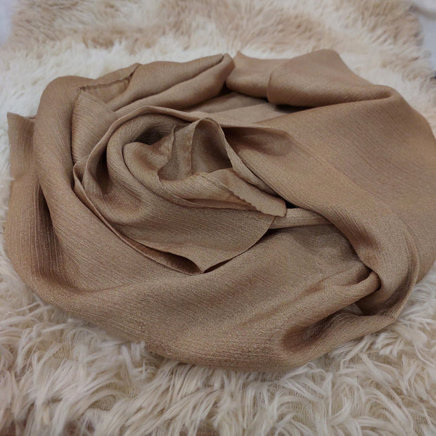 Crinkle Silk (Dull Gold)
