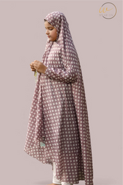 Kids Namaz Chaddar – Polka Dot (Mauve)
