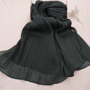 Organza Luxury Silk (Bottle Green)