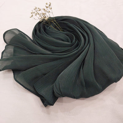 Organza Luxury Silk (Bottle Green)