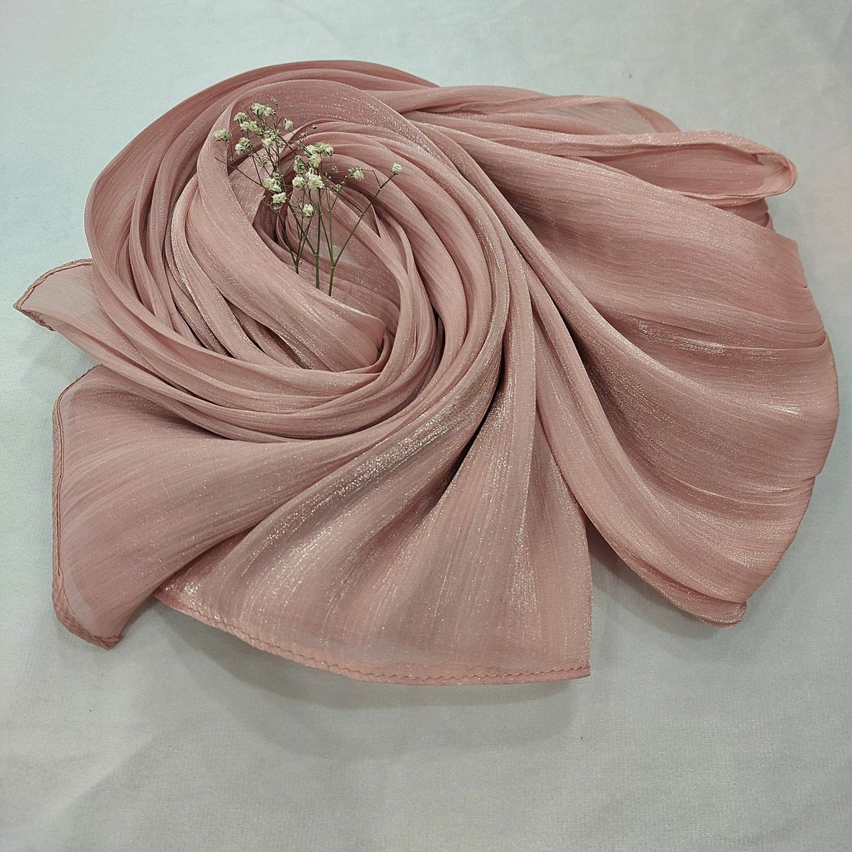 Organza Luxury Silk (Powder Pink)