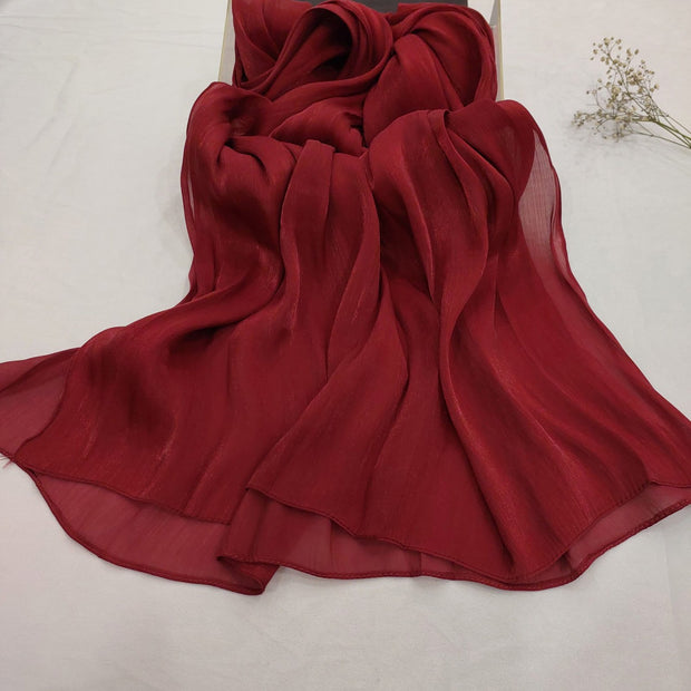 Organza Luxury Silk (Ruby Red)