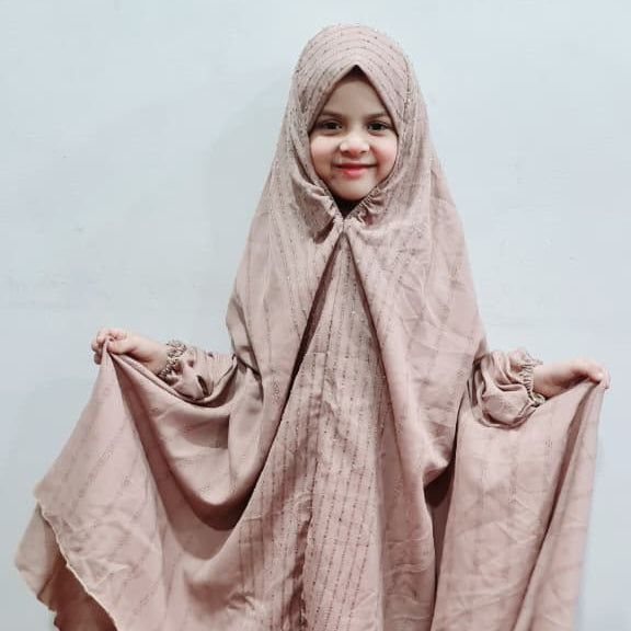 Kids Namaz Chaddar – Onion(Sequin Pannel)