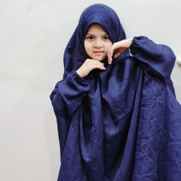 Kids Namaz Chaddar – Navy Blue