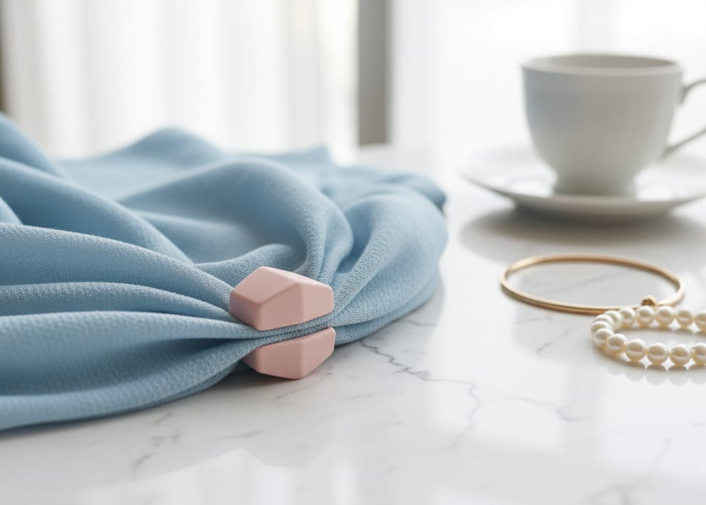 Magnetic Pins Hexagonal(Matt Finish Nude Pink)