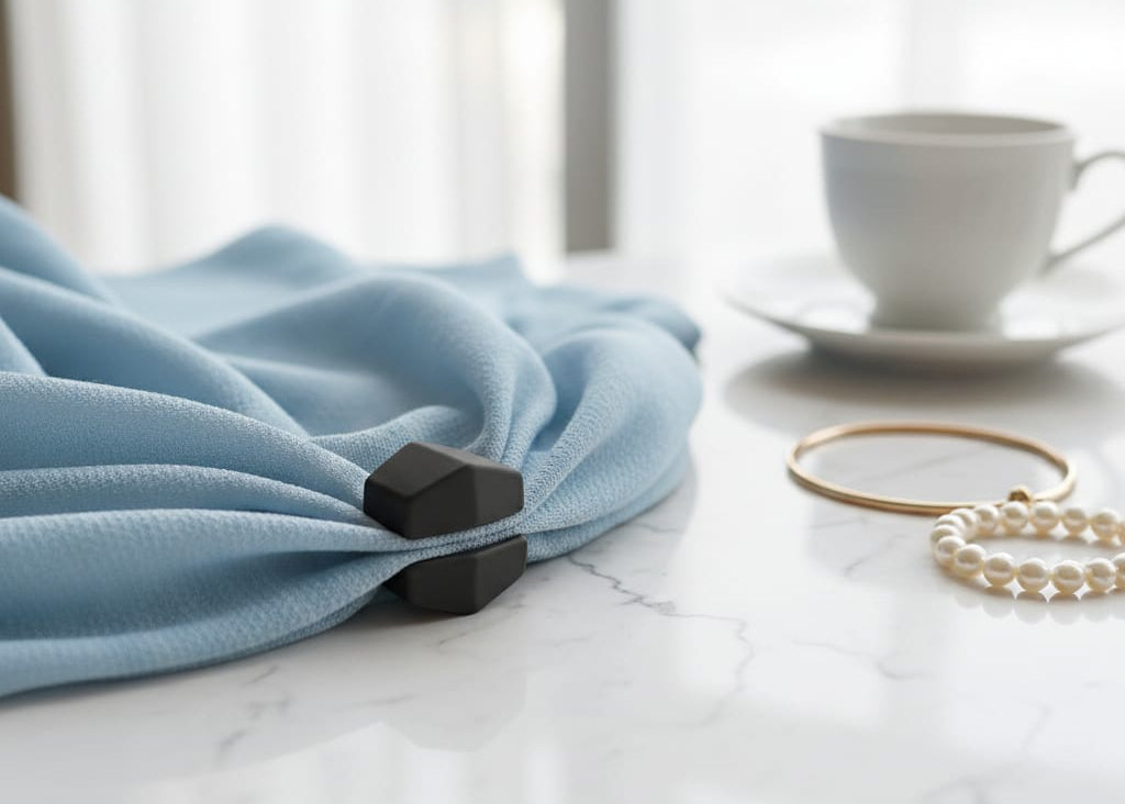 Magnetic Pins Hexagonal (Matt Finish Black)