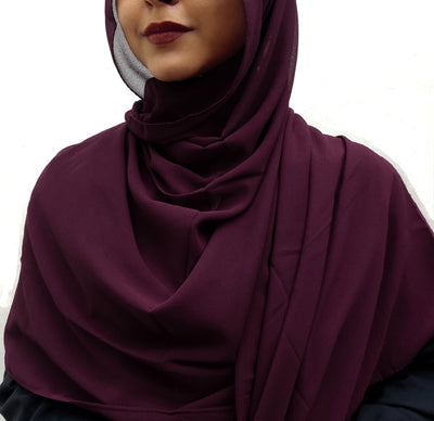 Georgette (Burgendy)