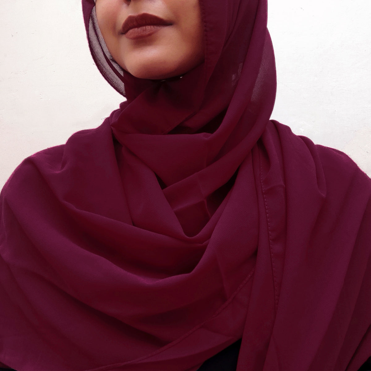 Georgette (Dark Pink)