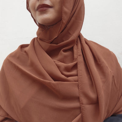 Georgette (Nut Brown)