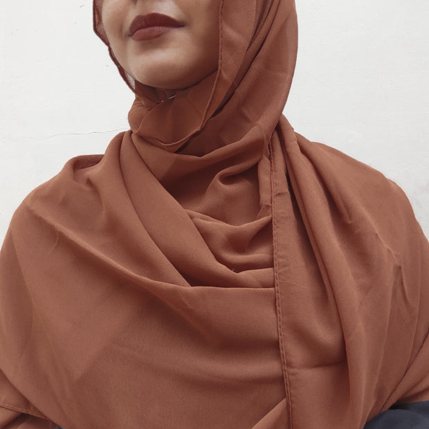 Georgette (Nut Brown)