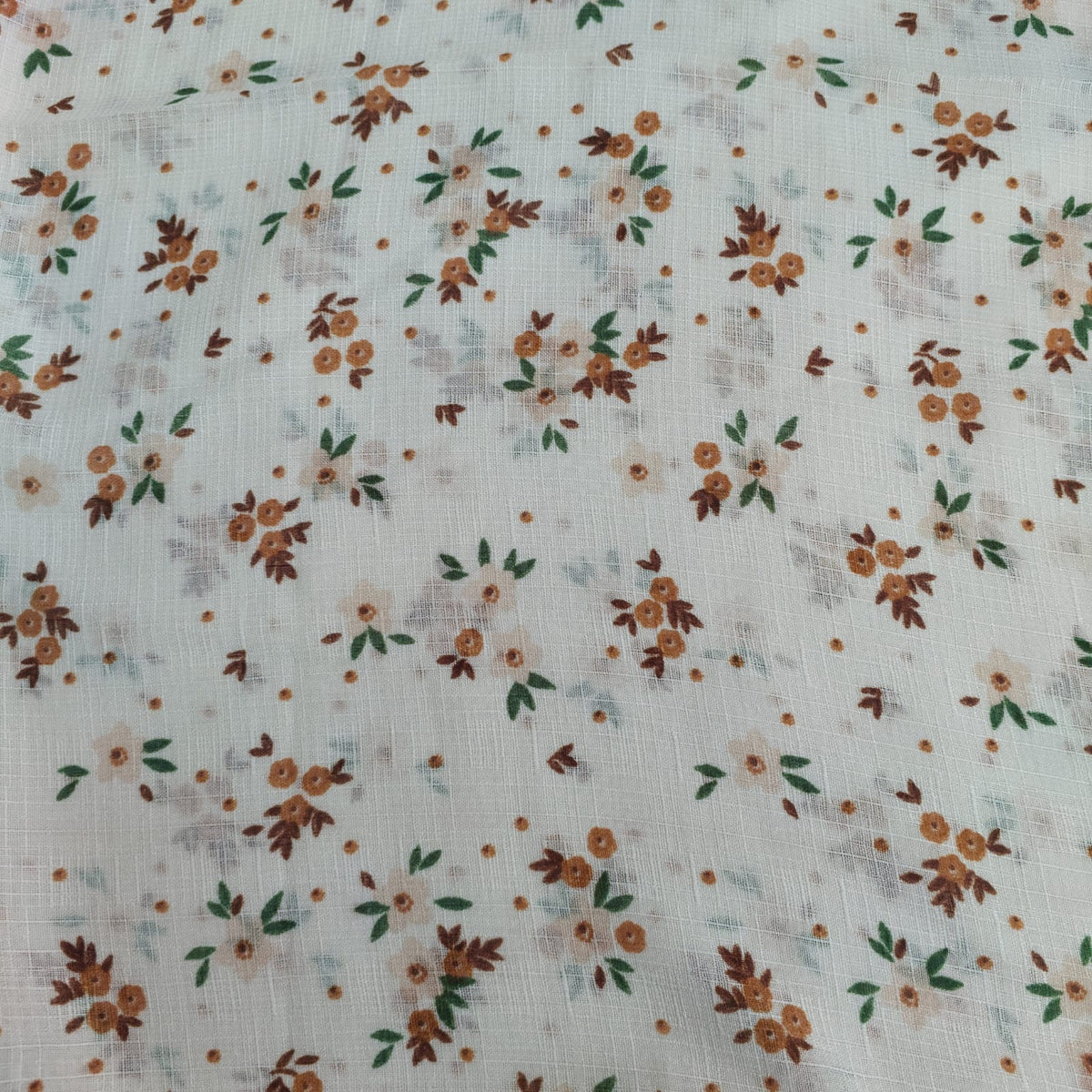 Malaysian Lawn Printed Hijab Floralvibes-Offwhite